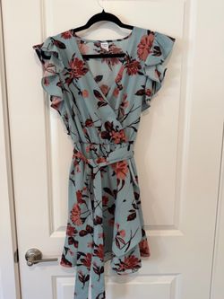 Melrose and Market Floral Wrap Dress – Size S