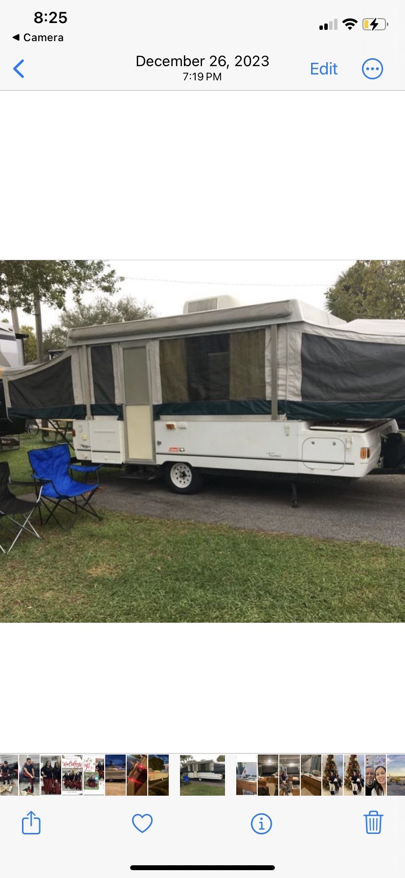 2002 Coleman Pop Up Camper