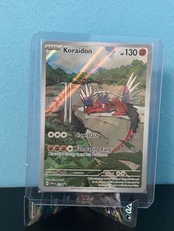 Koraidon sealed Pokemon promo card