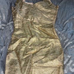Gold Dress