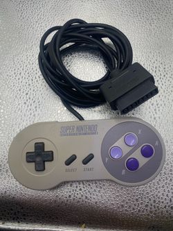SNES Super Nintendo Original Controller Authentic OEM SNS-005 Wired Used Gray