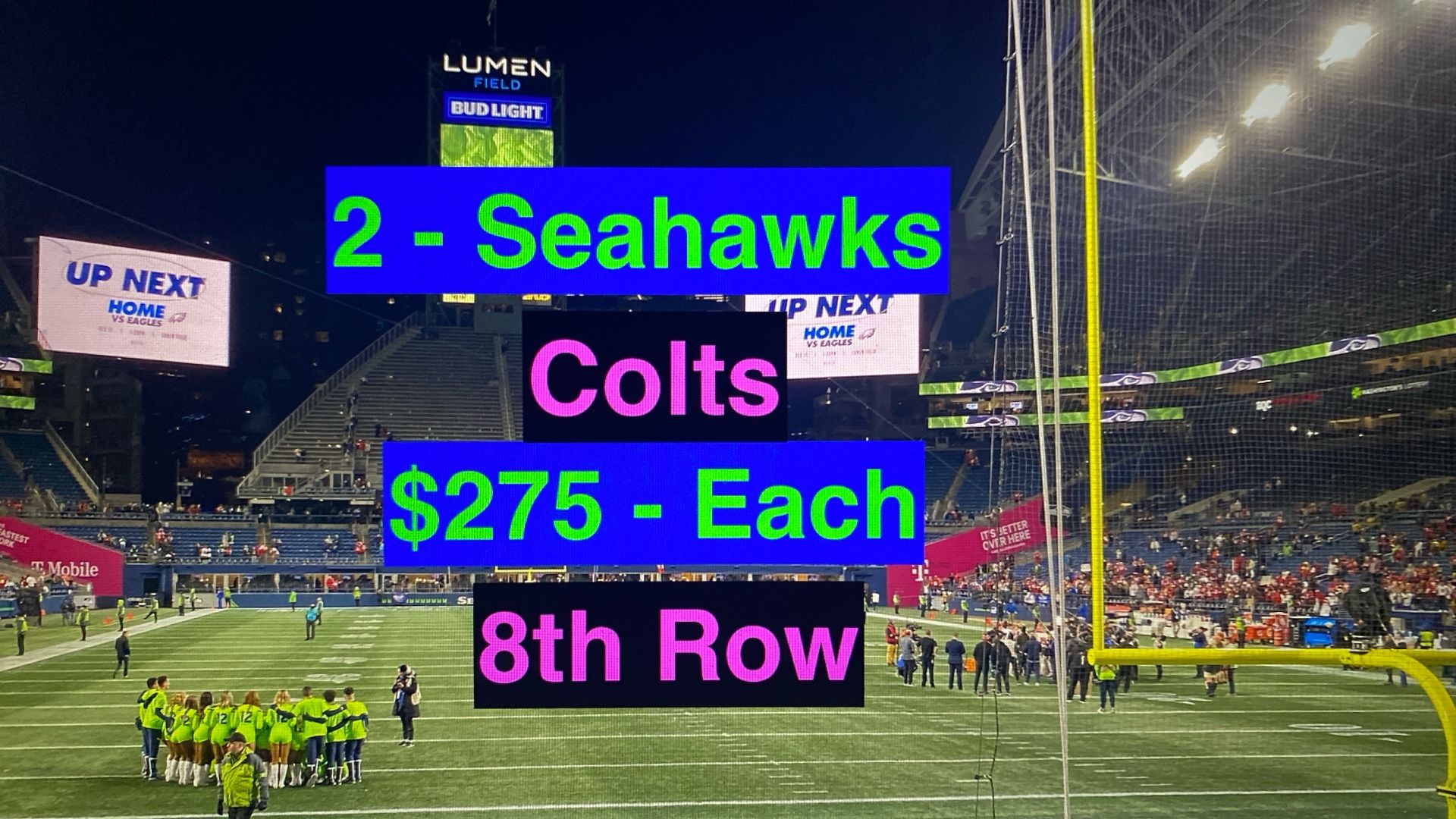 Seahawks Colts Tickets 