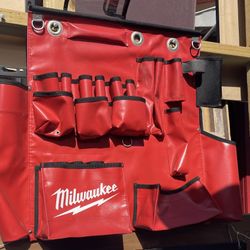 Milwaukee 18 Pocket Lineman's Compact Durable Aerial Tool Apron