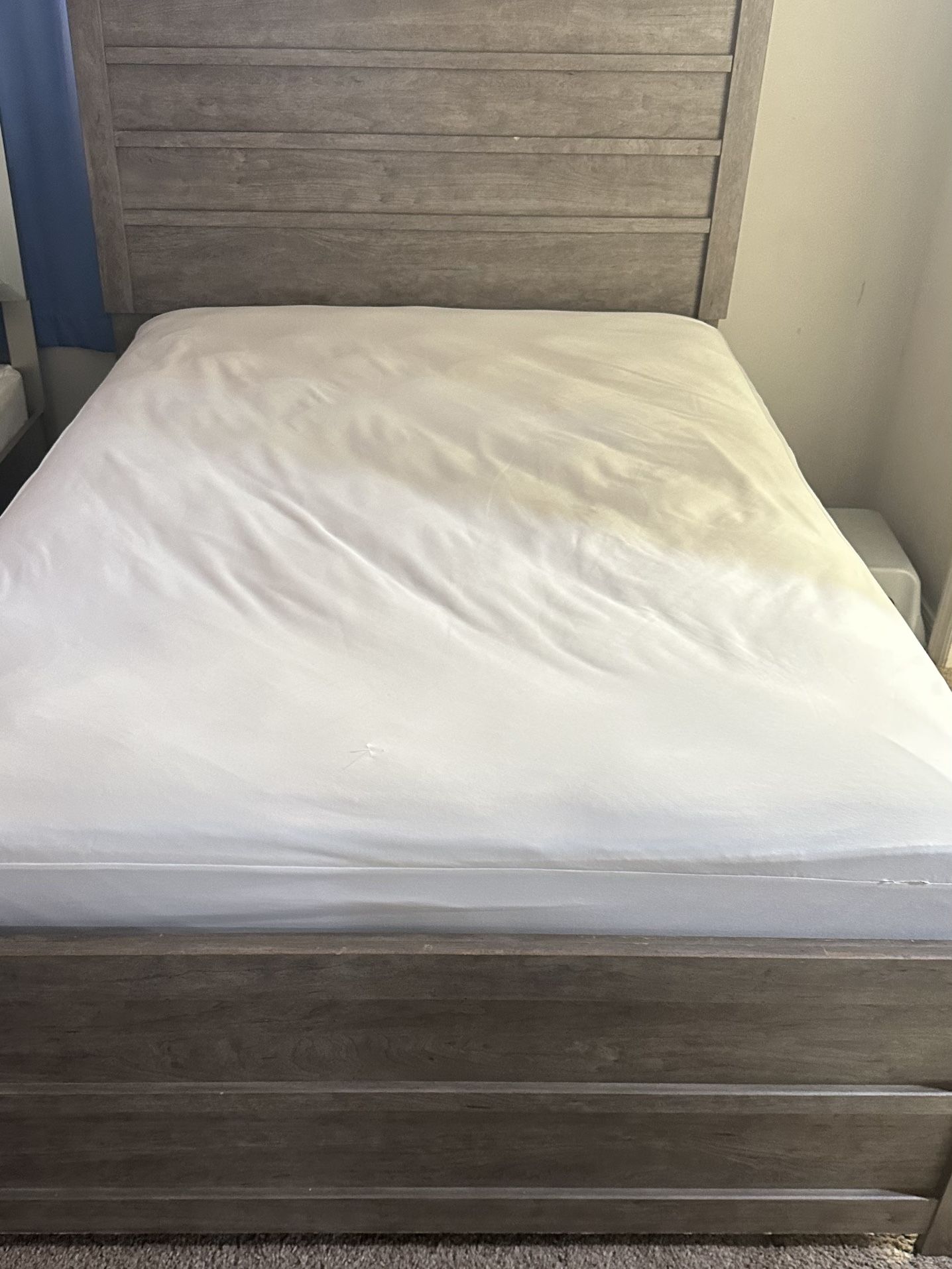2 Bed Frames: 1 queen, 1 full. Mattress not included