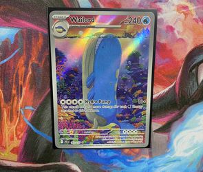 2025 Pokemon Journey Together Wailord Illustration Rare 162/159