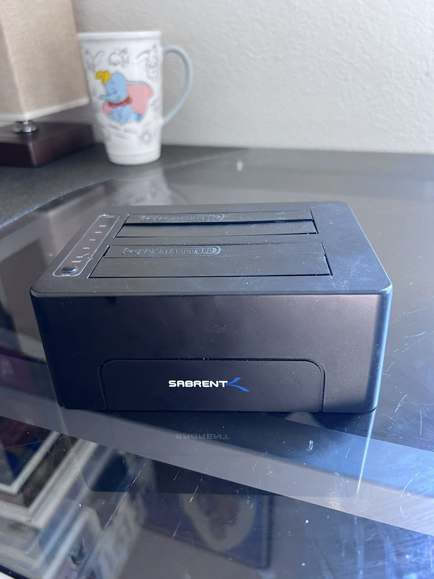 Sabrent USB 3.0 to SATA Dual Bay External Hard Drive Docking Station