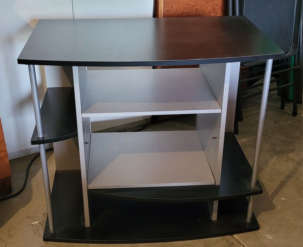 Black And Grey Shelves