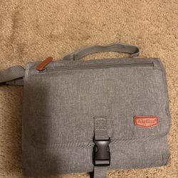 Diaper bag with changing pad 
