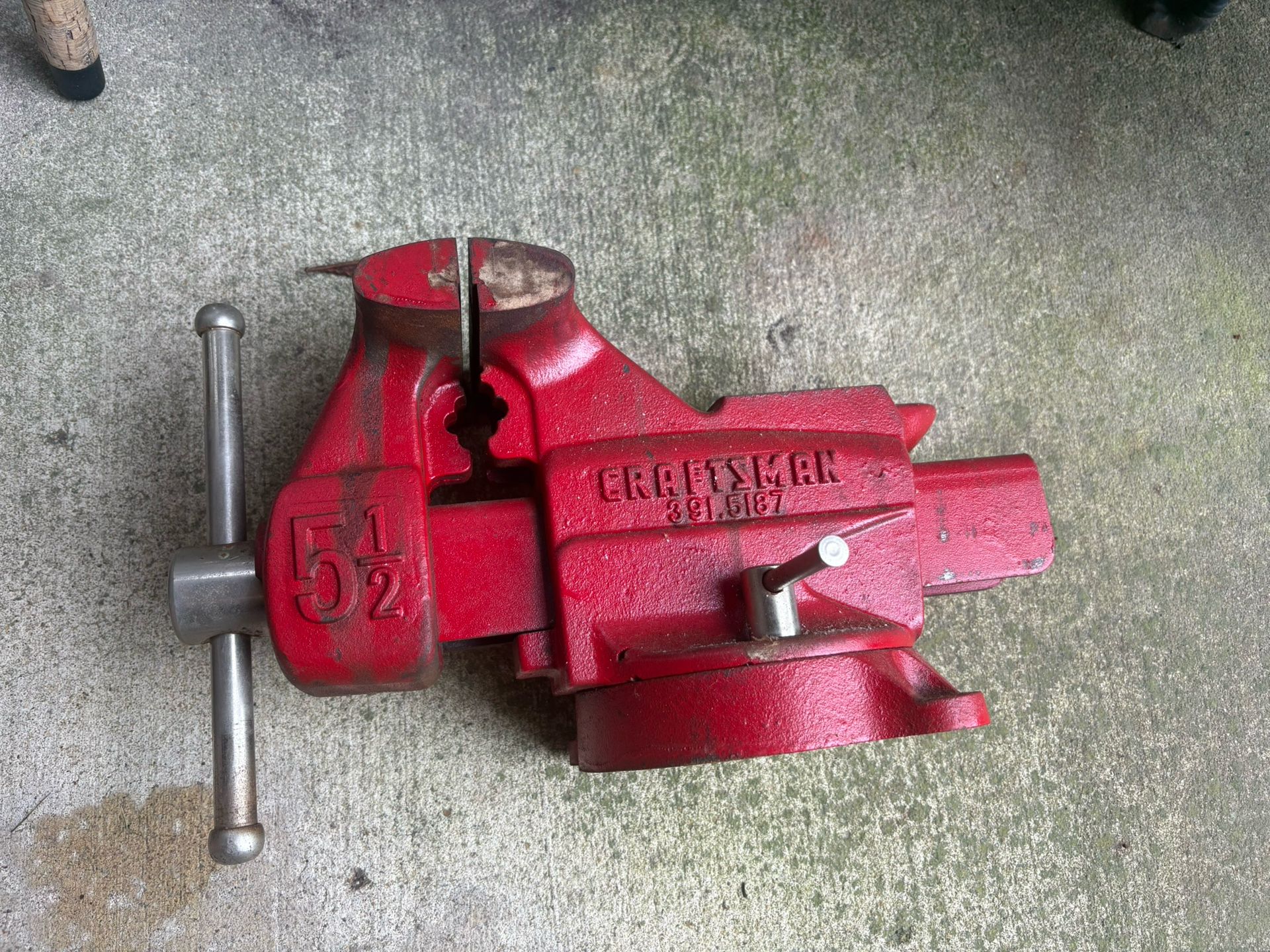 Vintage Hard To Find 5 1/2” CRAFTSMAN Vise Japan Made HARDLY USED AT ALL!!