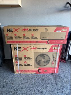 FOR SALE – Mirage NEX 24,000 BTU Mini Split Heat Pump (2 Ton) – Installed Available!