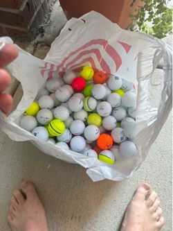 100 golf balls
