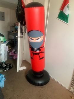 Perfect condition, ninja punching bag.