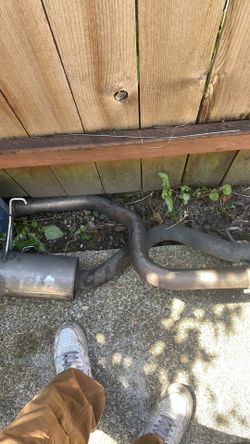 3 inch exhaust and muffler Honda