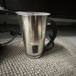 EZBASICS Stainless Steel Electric Milk Frother – 236ml