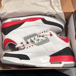 Brand New Jordan 3 Fire Red Size 10.5 