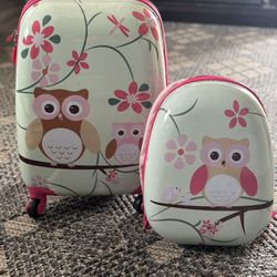 Girls Luggage And Backpack 