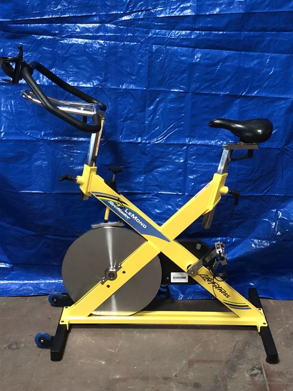 lemond revmaster spin bike yellow