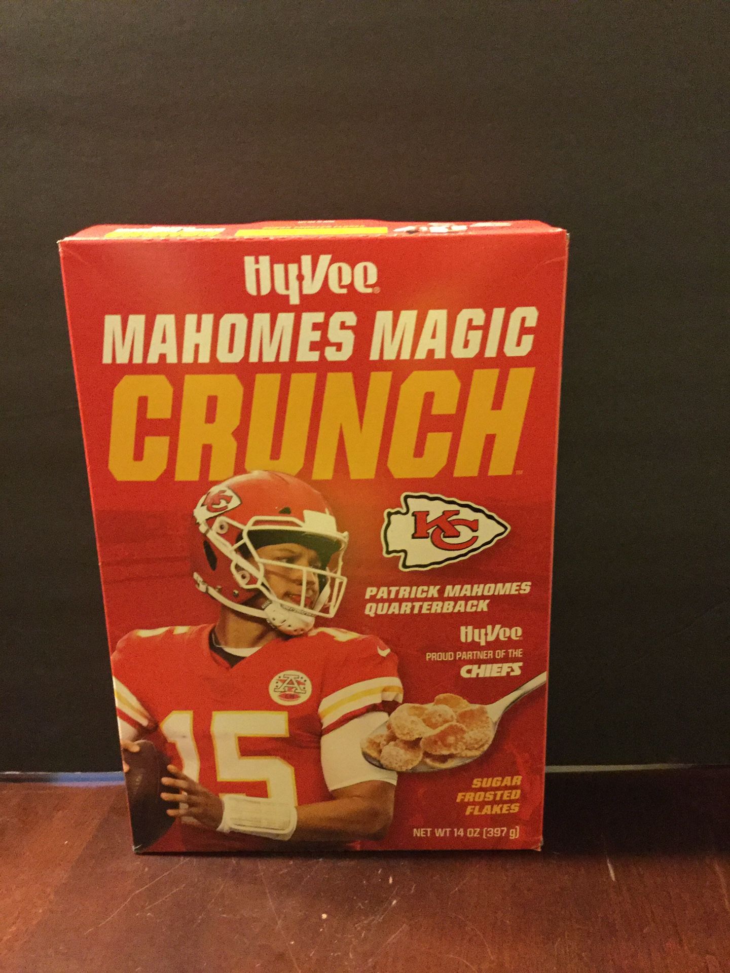 Mahomes Crunch Cereal!