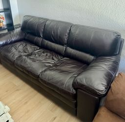 Leather sofa