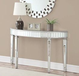 Mirrored Panel Console Table $335- SALE! Best Deal!