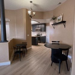 Black Round Dining Table