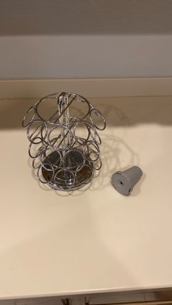Keurig K-Cup Chrome Holder & Refillable Keurig Coffee Pod