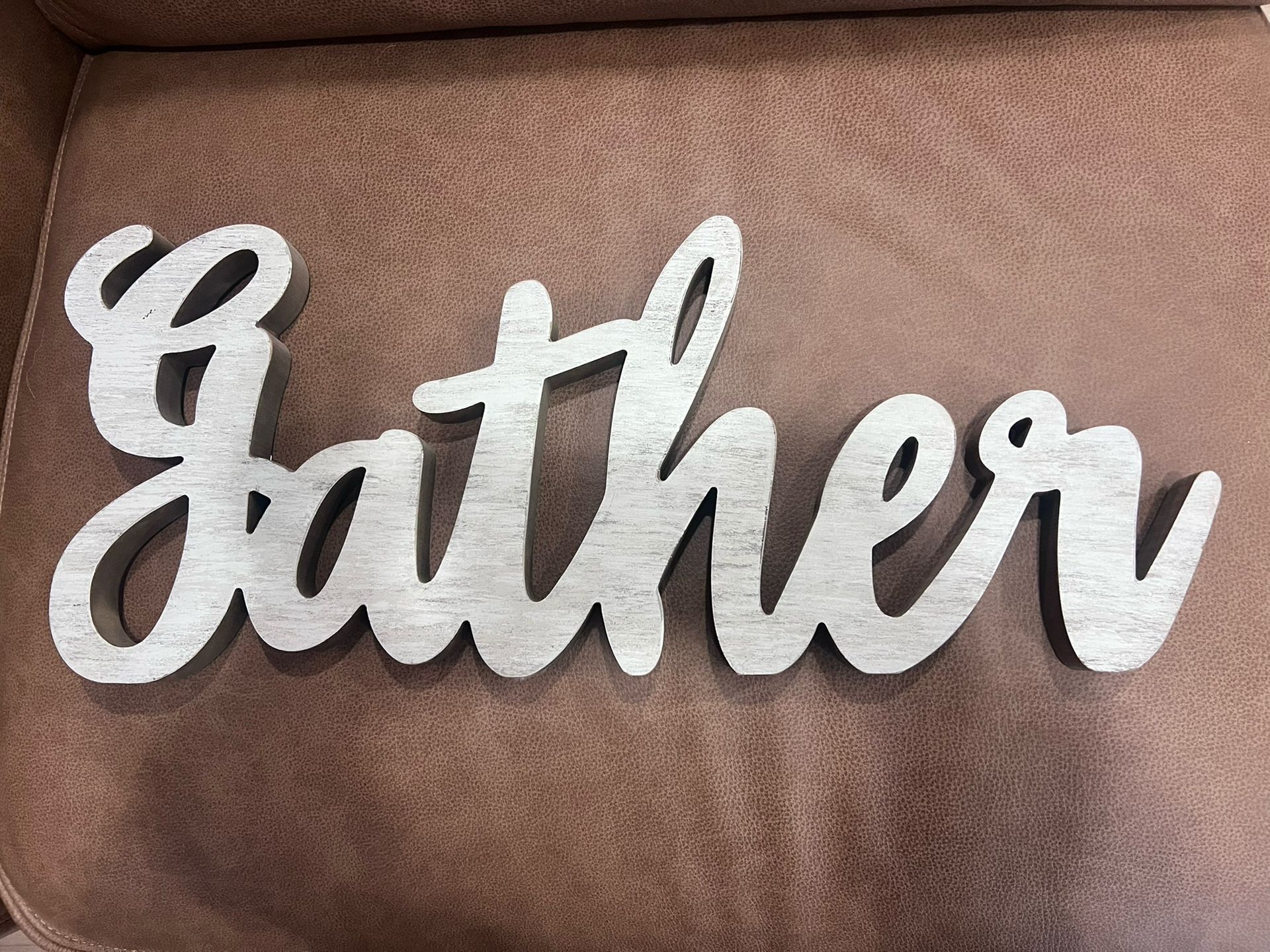 Gather Sign