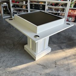 Dominoes Table Or 4 Person Card Playing Table. Designed And Made By Me At “All In The Details”