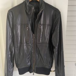 John Varvatos Men’s Leather Jacket