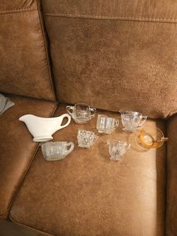 Gravy Boat, Sugar And Creamer Old