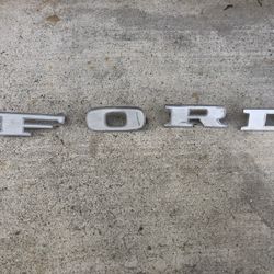 FORD hood letters 
