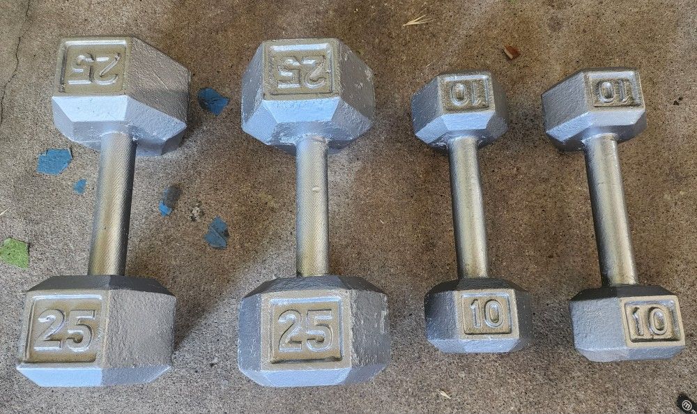Hexagon Dumbbell Set