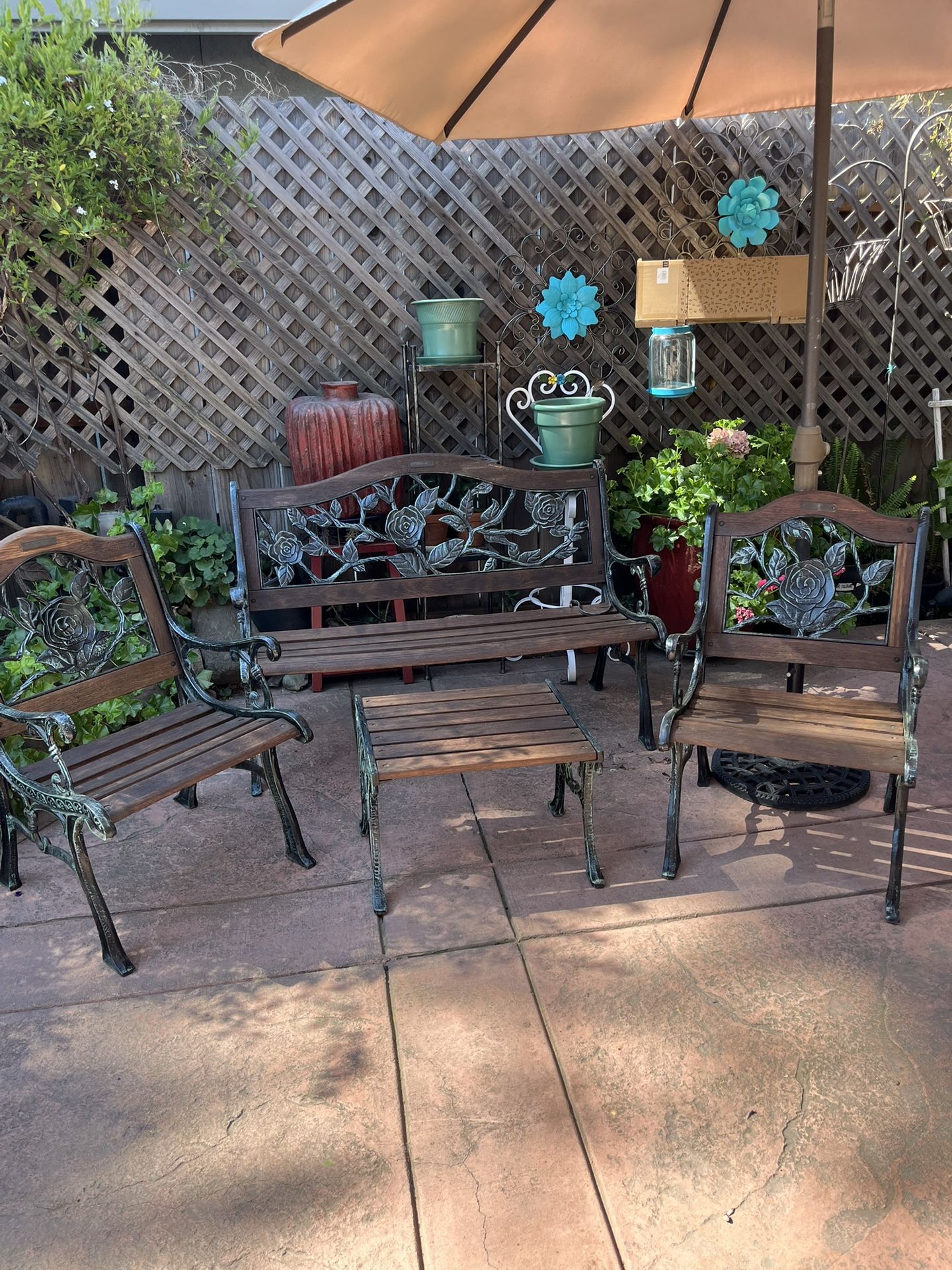 Berkeley Forge 4-piece Patio Set