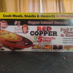Red Copper 5 Minutes Chef Cooker