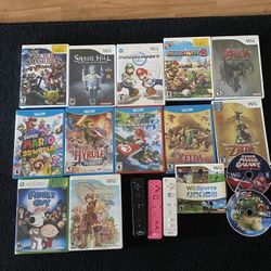Nintendo Wii Games And Controllers 