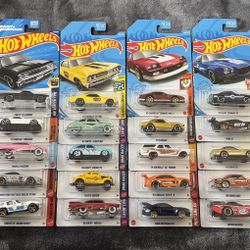 Hot Wheels Muscle Car Lot