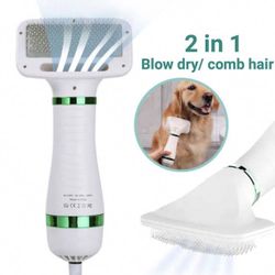Pet Hair Dryer 2 In 1 Grooming New In Box For Dogs And Cats