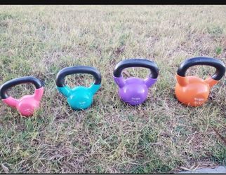Multicolor Kettle Bells 5,10,15,20 Lbs