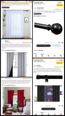 Curtains And Rods