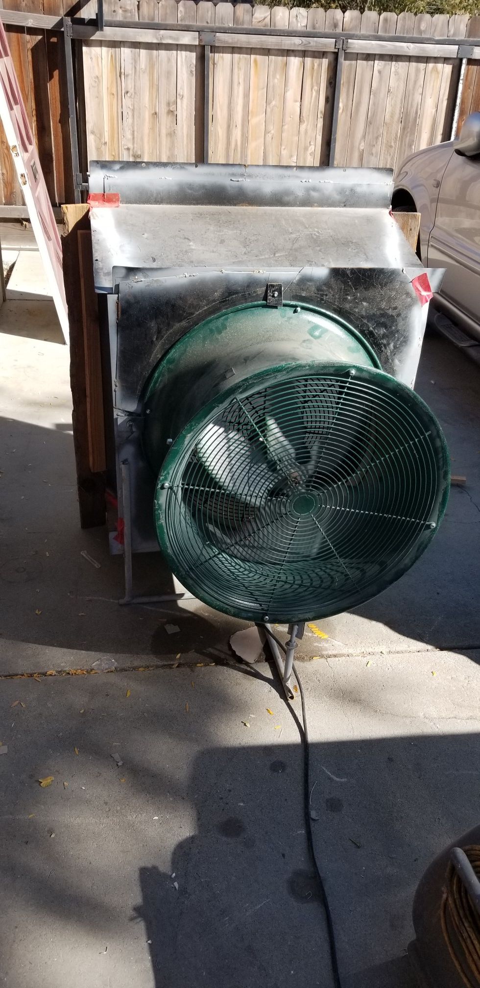 Auto motive paint booth fan