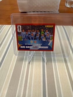 2026 FIFA World Cup stickers Uruguay red