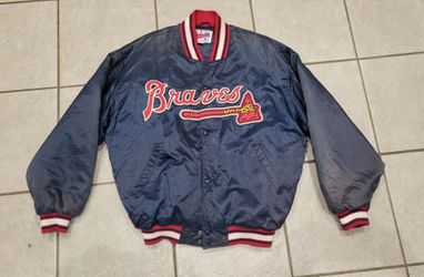 VINTAGE Atlanta Braves Satin Bomber Jacket