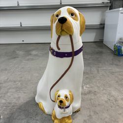 *NEW* 2.5 Ft Golden Retriever Halloween Dog Blow Mold Ghost LED 2025 Home Depot