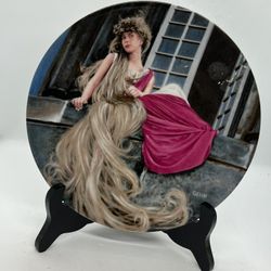 Vintage Charles Gehm 'Rapunzel' plate.  Konigszelt Bayren, Germany  8" diameter