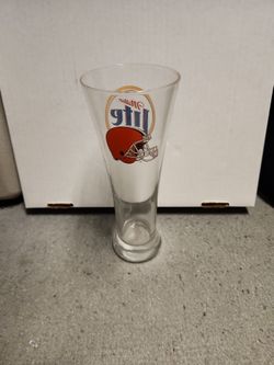 Cleveland Browns Miller Lite Glass