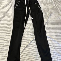 Black And white Joggers