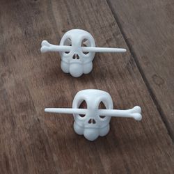Limited Edition Skull Hair Pin for hair dressing designs unisex set of 3 pairs