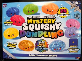 RMS USA Dumpling Advent Calendar – 24 Mystery Squishies – New Sealed