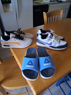 3 Pairs of Men's Footwear Size 11