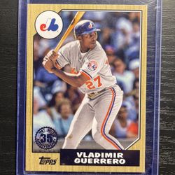 2022 Topps 35th Anniversary Vladimir Guerrero Baseball Card #T87-6